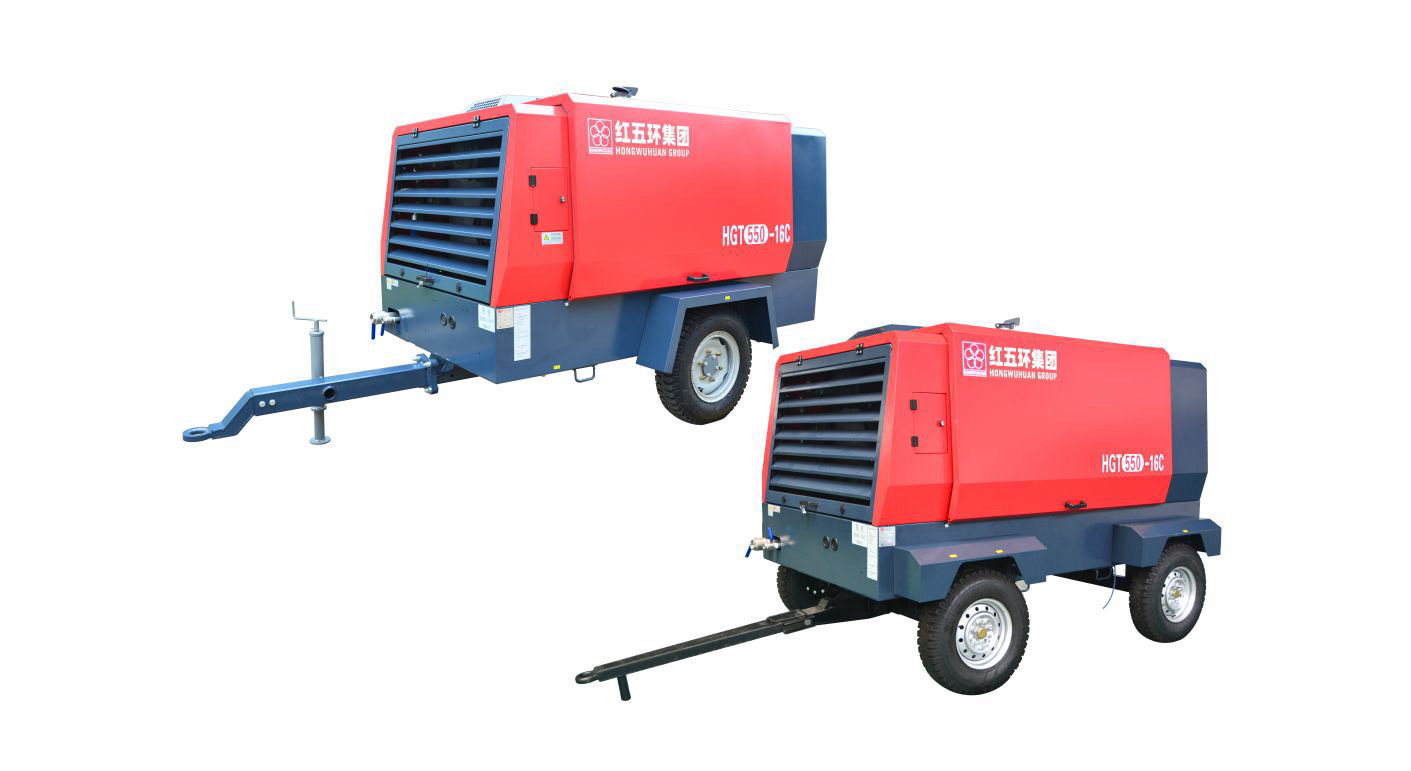 柴驅(qū)-HGT中低壓系列移動(dòng)空壓機(jī) HGT460、HGT550、柴移